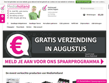 Tablet Screenshot of mediaholland.nl